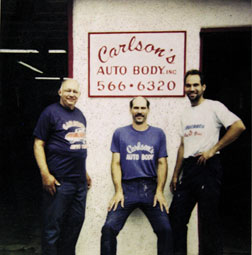 Elmer, Eric & Gunnar Carlson vintage photo